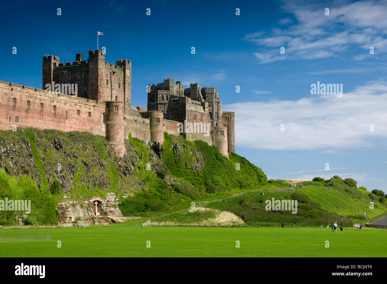 Großbritannien, England, Northumberland, Bamburgh Castle Stockfoto