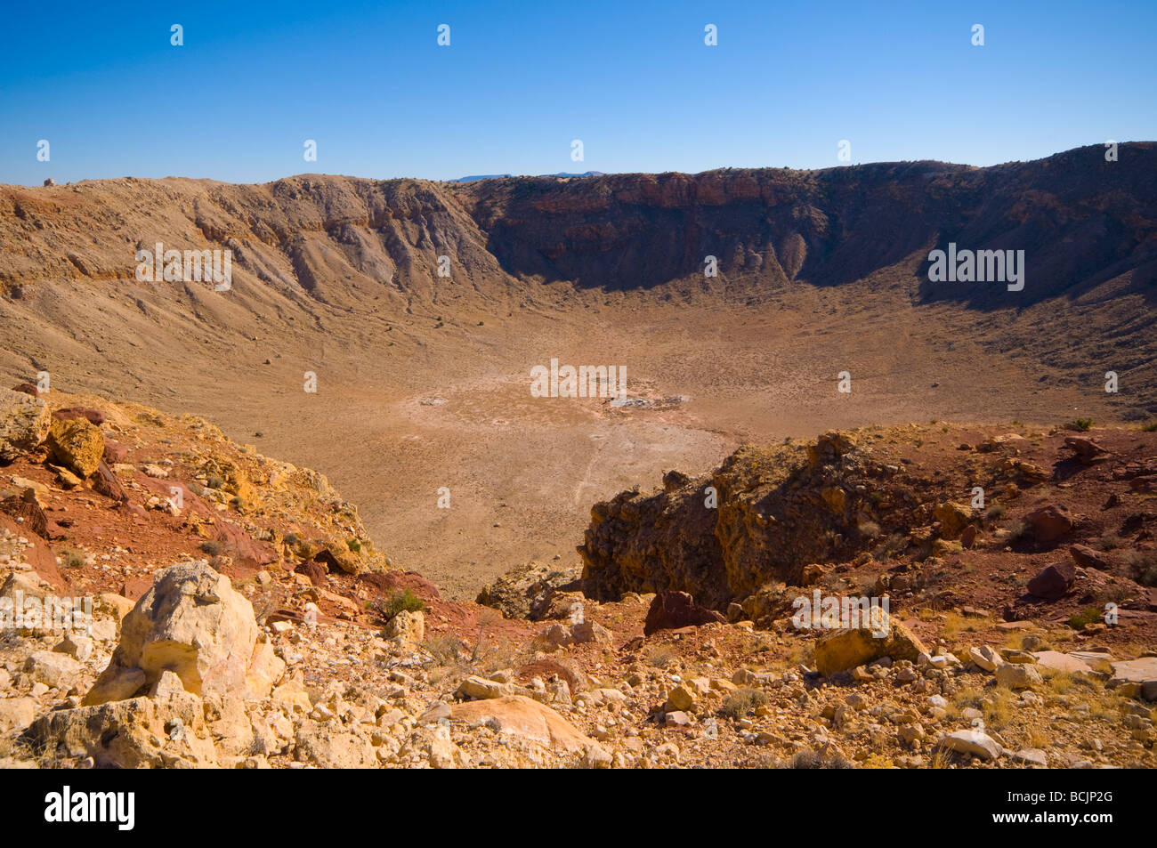 USA, Arizona, Barringer Meteoritenkrater Stockfoto