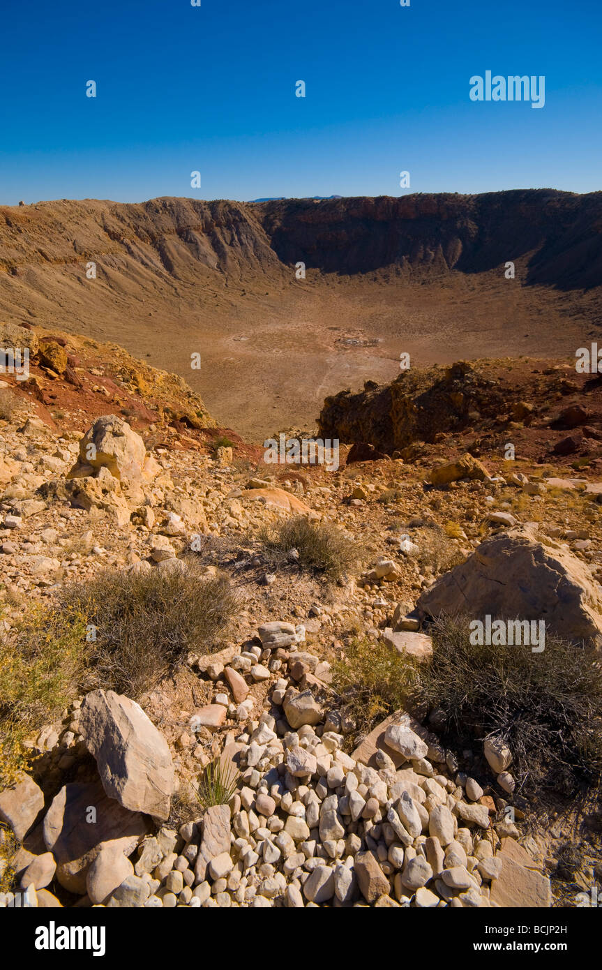 USA, Arizona, Barringer Meteoritenkrater Stockfoto