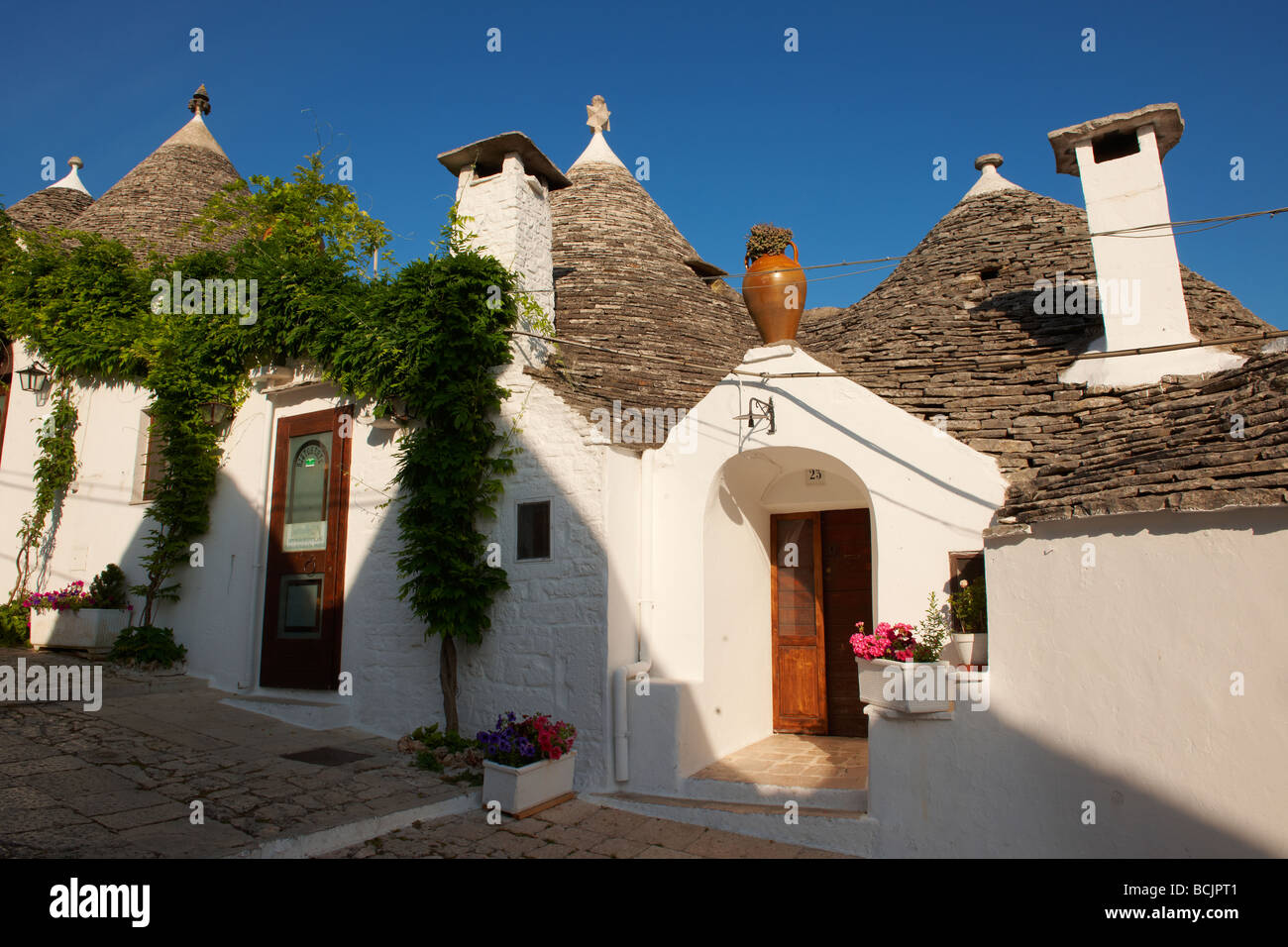Trulli von Alberobello - Apulien - Italien Stockfoto