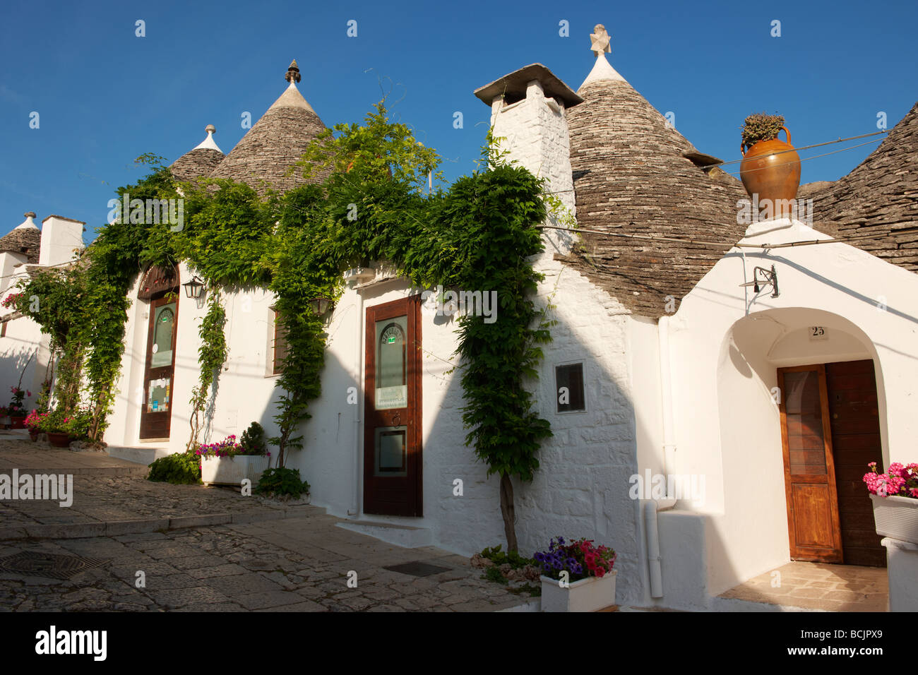 Trulli von Alberobello - Apulien - Italien Stockfoto