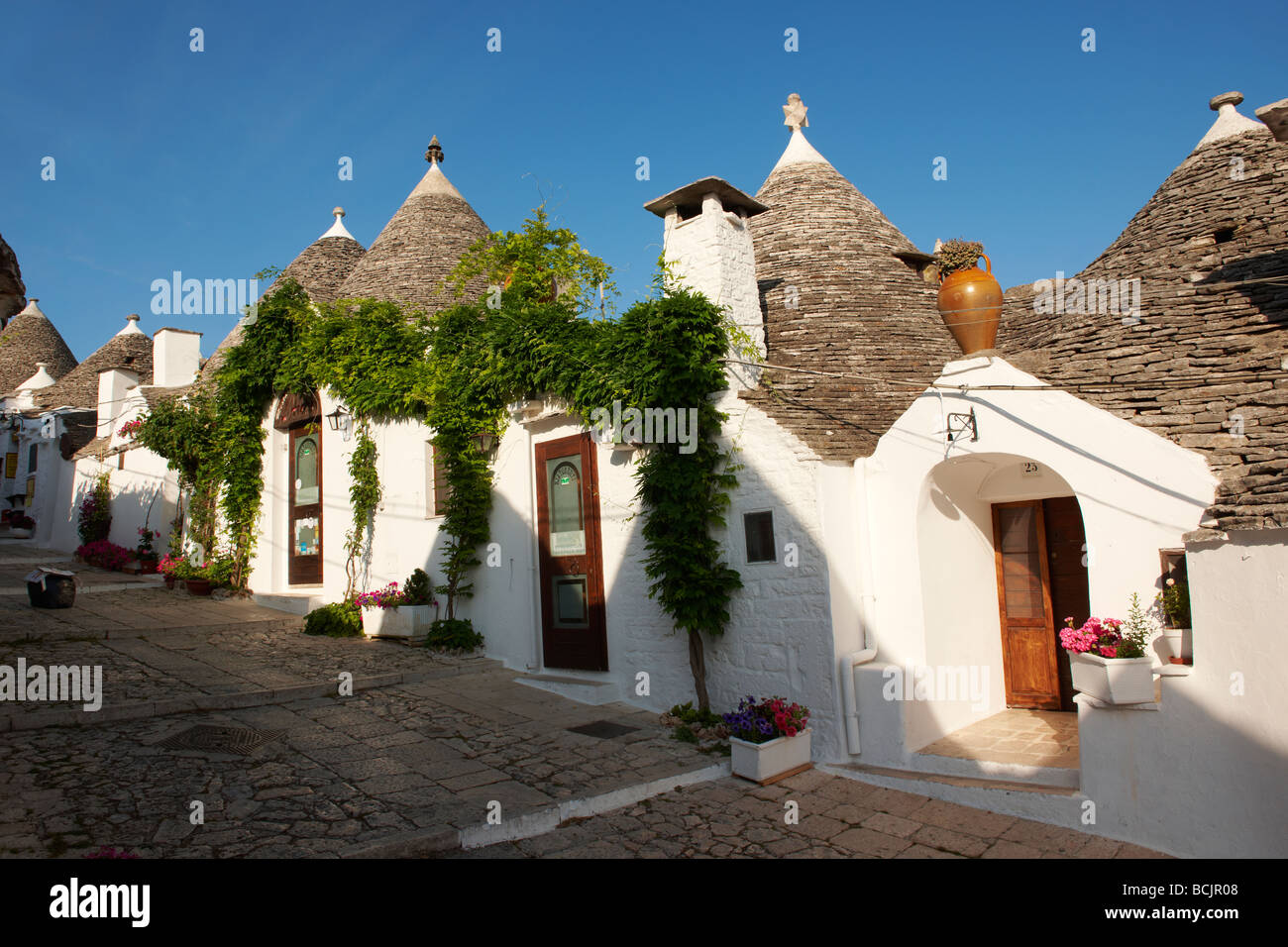 Trulli von Alberobello - Apulien - Italien Stockfoto