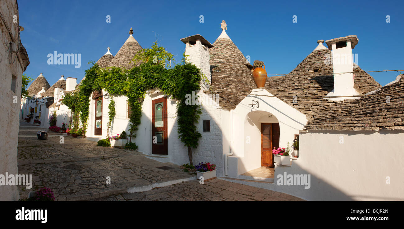 Trulli von Alberobello - Apulien - Italien Stockfoto