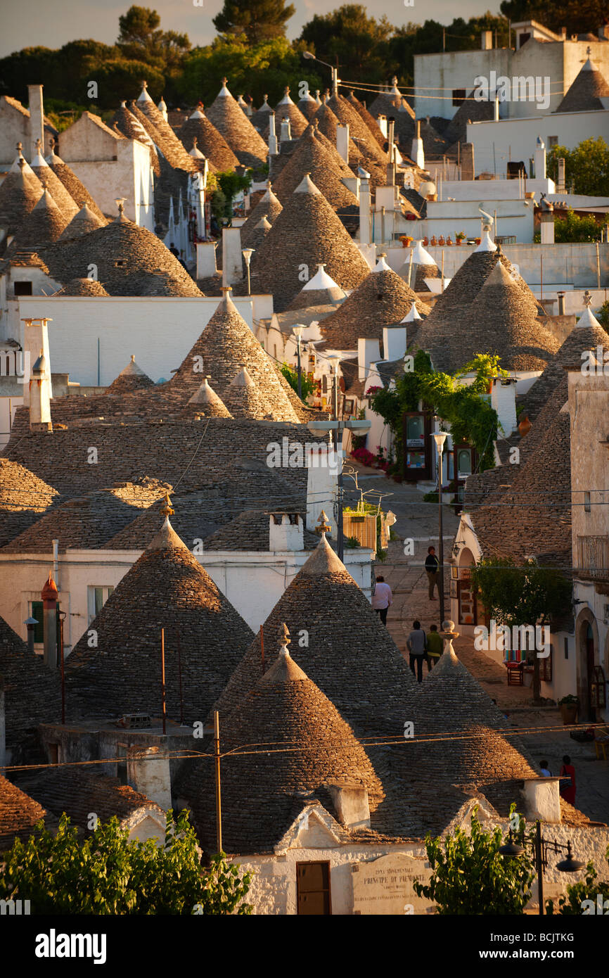 Trulli von Alberobello - Apulien - Italien Stockfoto