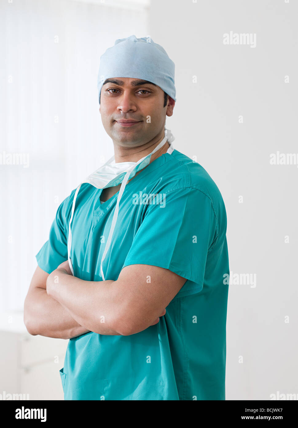 Porträt eines männlichen Chirurgen Stockfoto