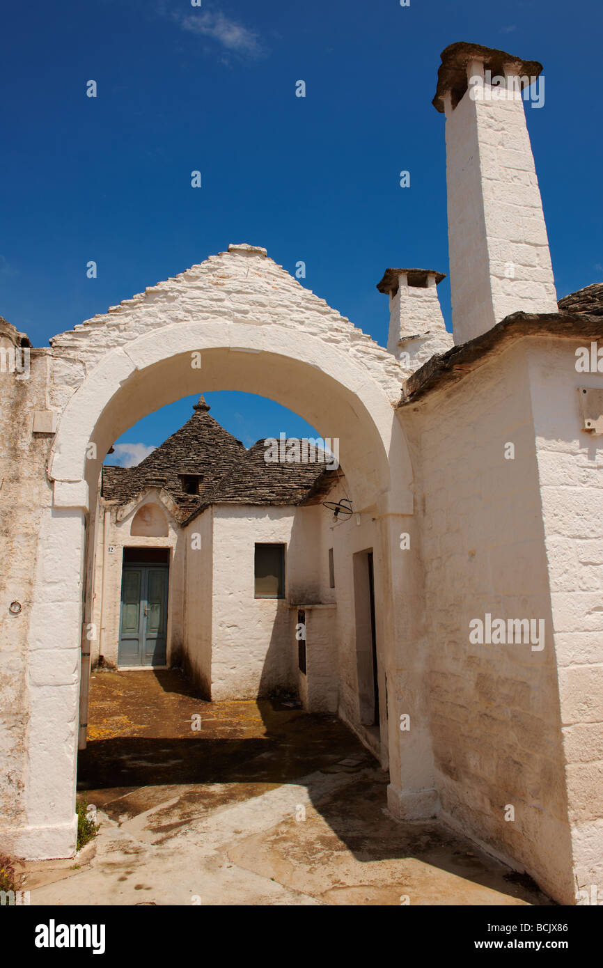Trulli von Alberobello - Apulien - Italien Stockfoto