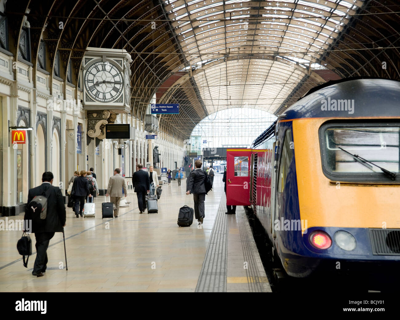 Paddington Station in London Stockfoto