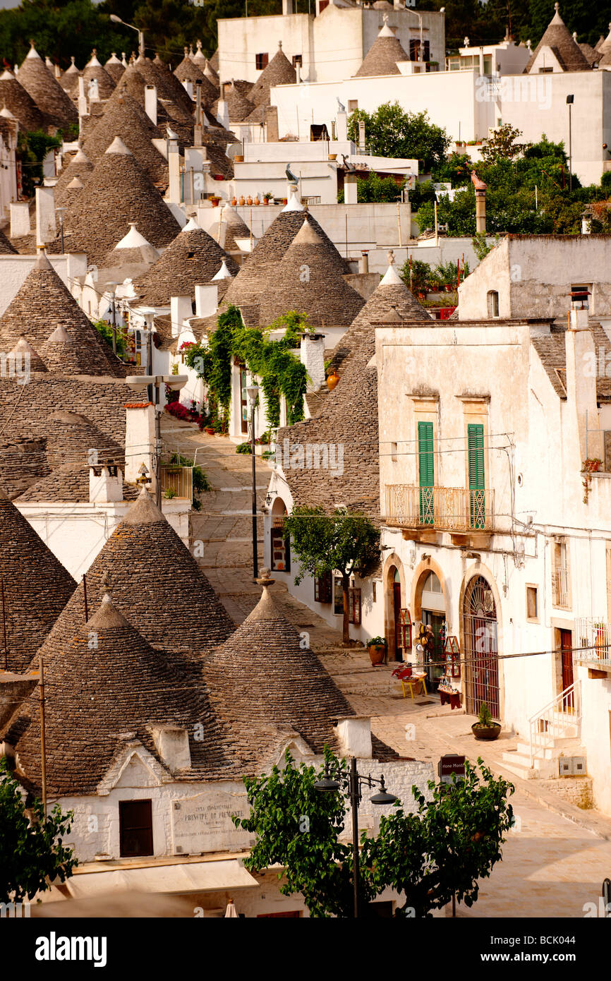 Trulli von Alberobello - Apulien - Italien Stockfoto