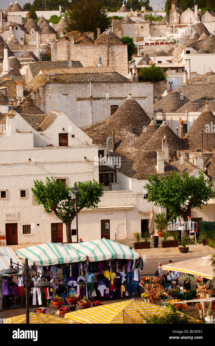 Trulli von Alberobello - Apulien - Italien Stockfoto