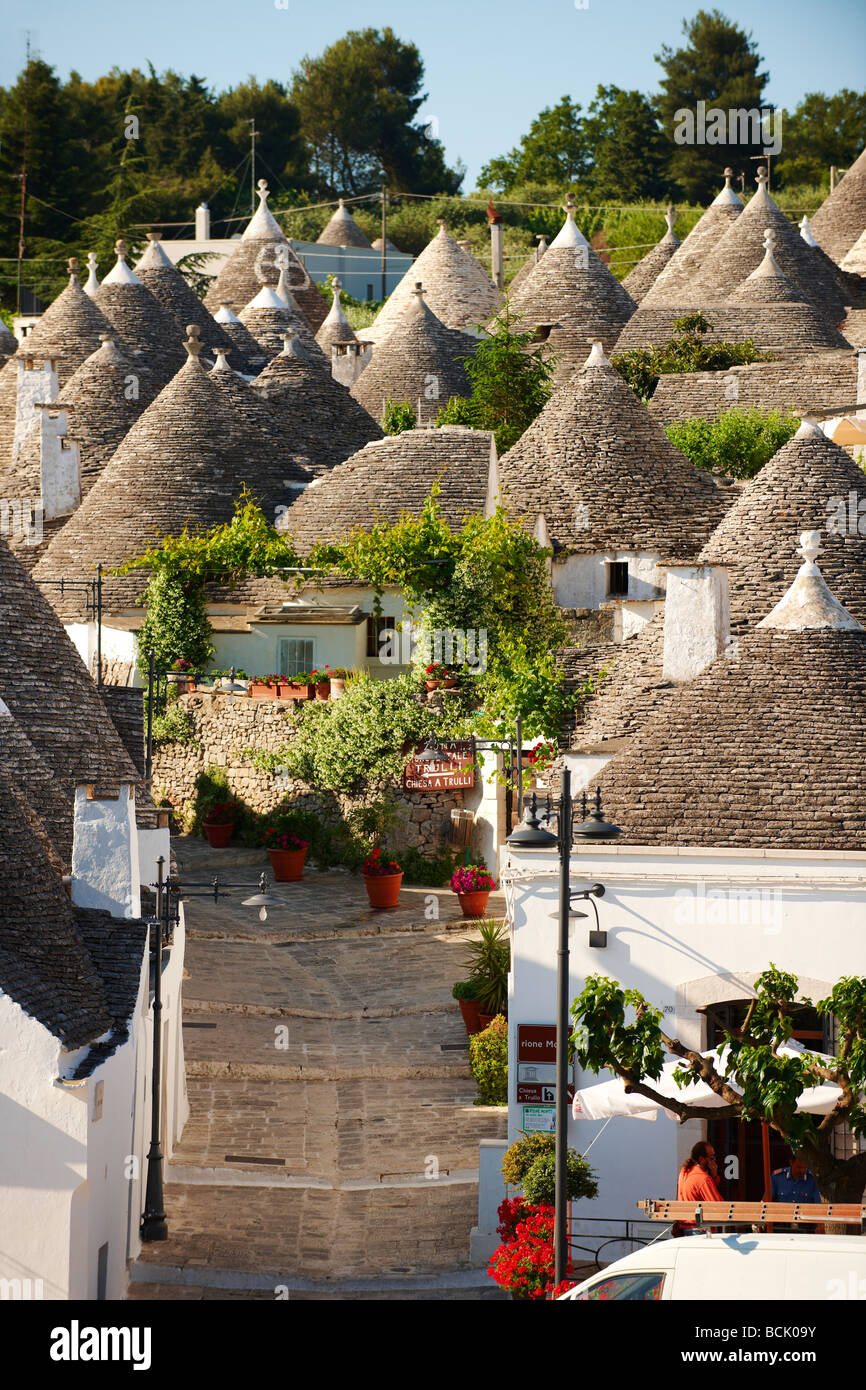Trulli von Alberobello - Apulien - Italien Stockfoto
