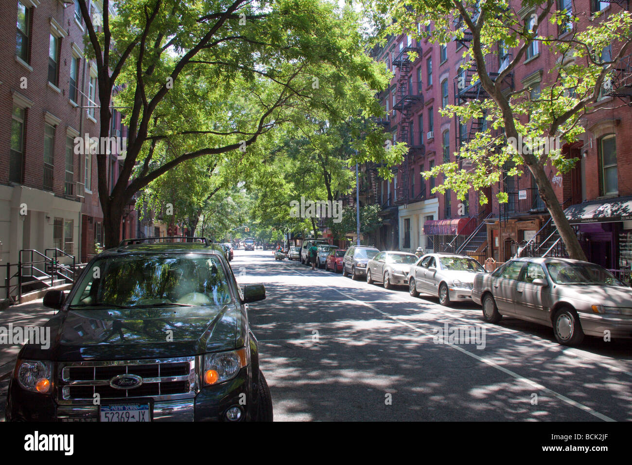 Straßenszene, East Village, Manhattan, New York City, USA Stockfoto