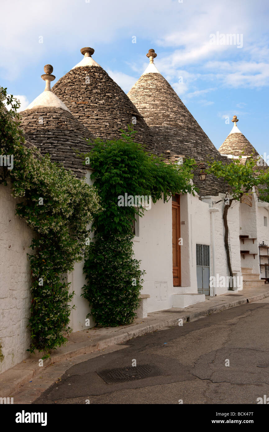 Trulli von Alberobello - Apulien - Italien Stockfoto