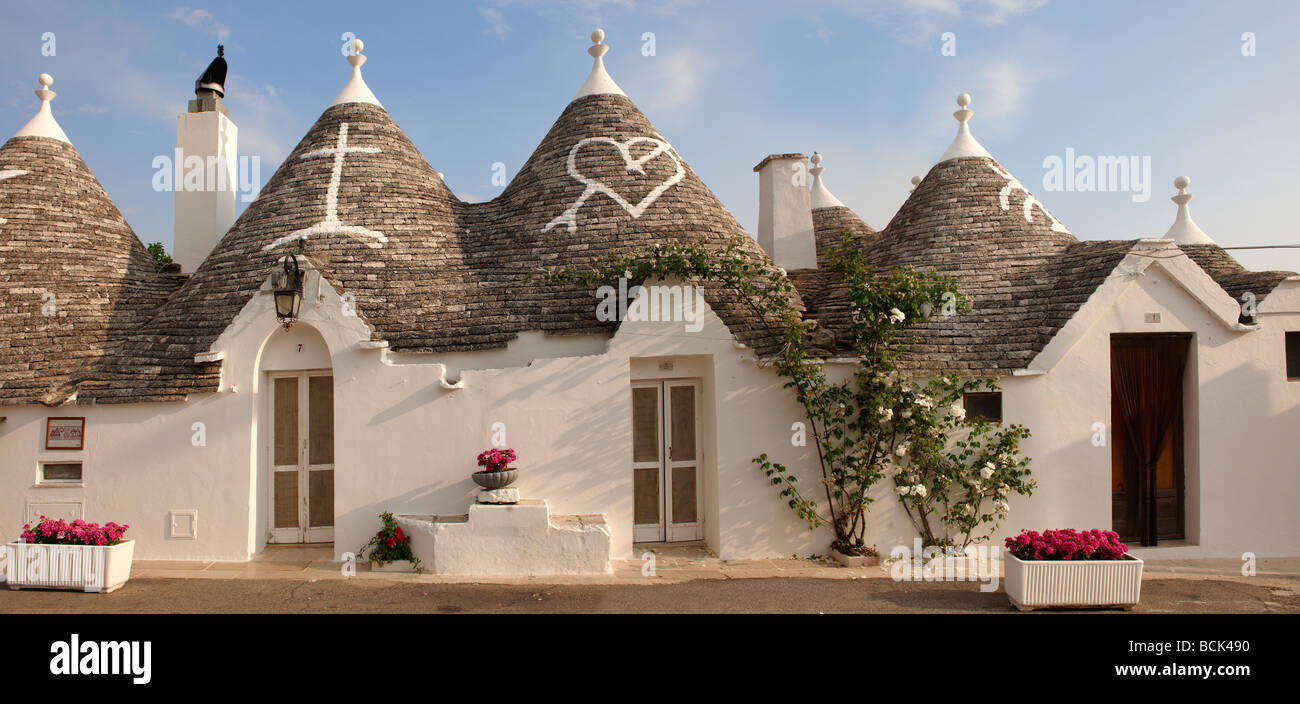 Trulli von Alberobello - Apulien - Italien Stockfoto