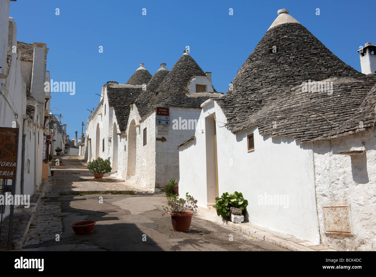 Trulli von Alberobello - Apulien - Italien Stockfoto
