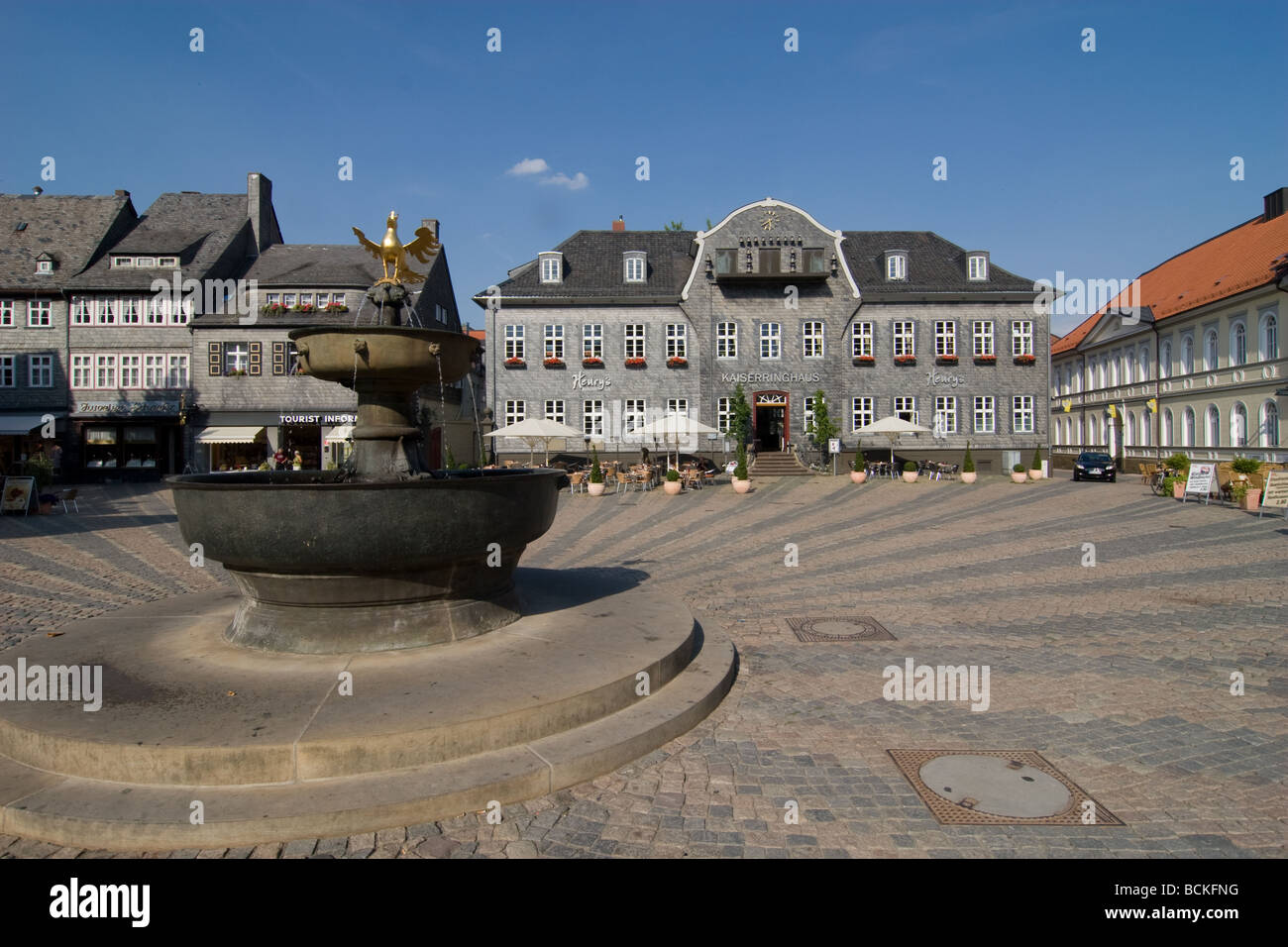 Markt-Brunnen Goslar Stockfoto