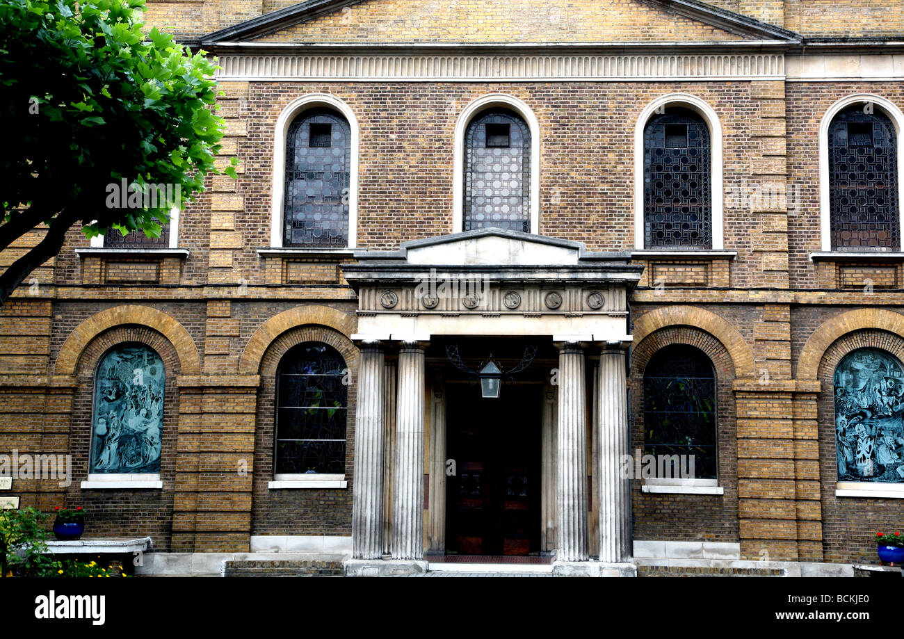 Wesley "s Kapelle in der City Road, London Stockfoto