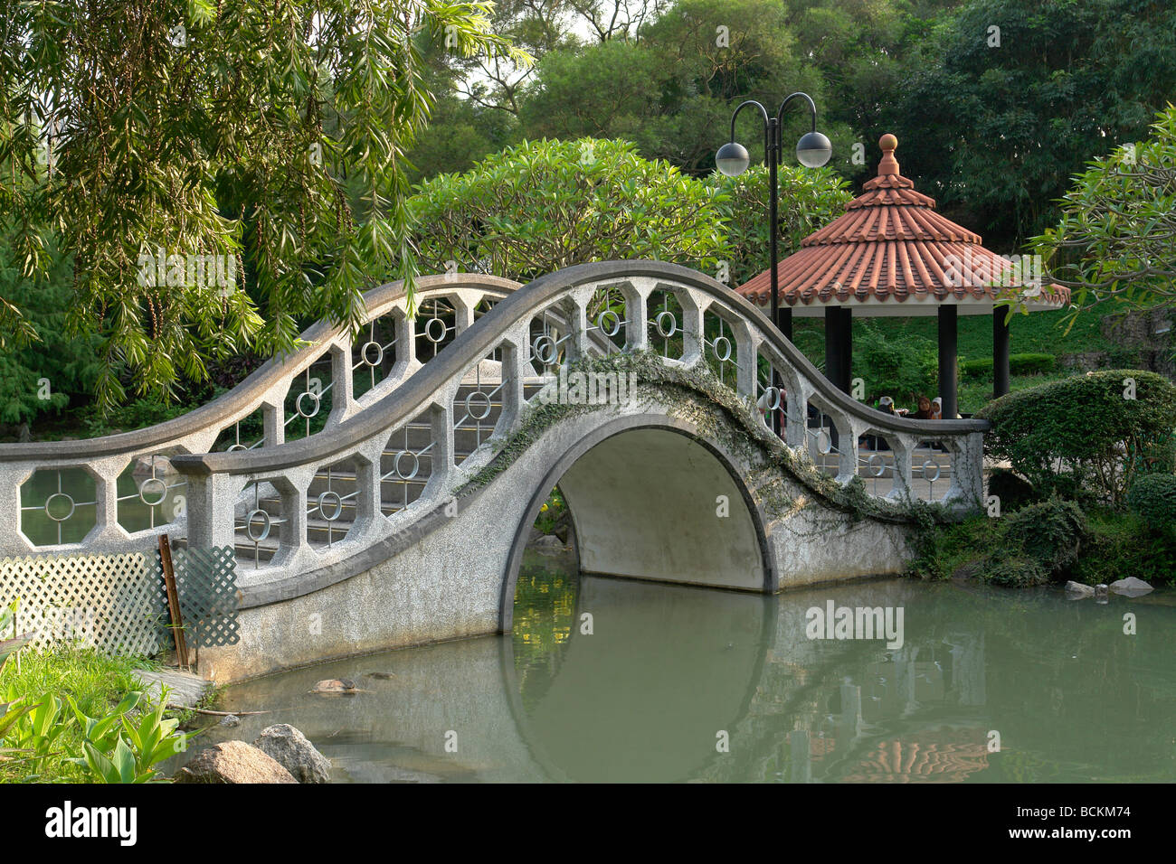 China Hongkong neue Territorien Sha Tin Park Stockfoto