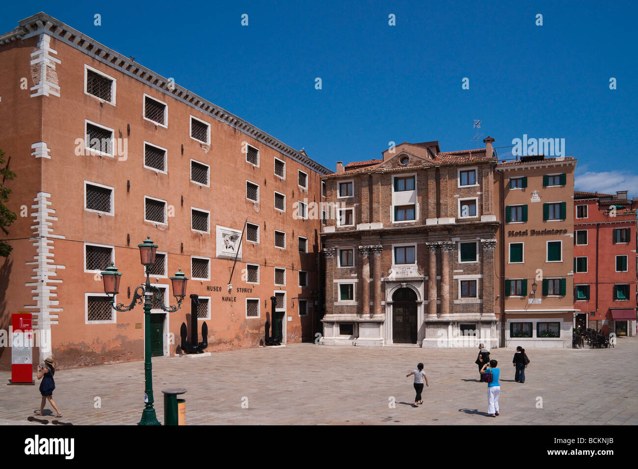 Venedig - das Museum der Geschichte der Marine Campo San Biagio Arsenale Viertel Stockfoto