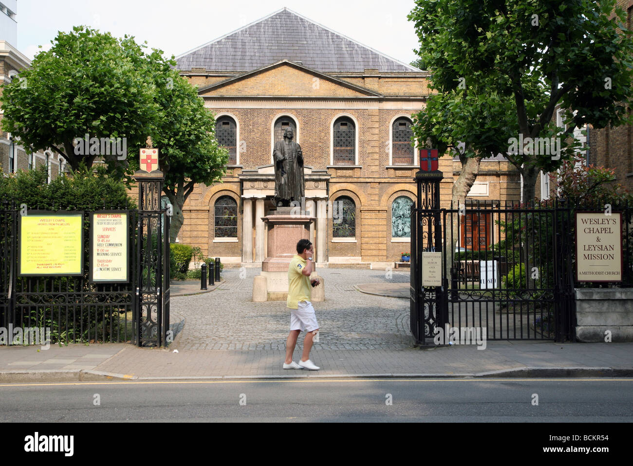 Wesley Chapel, City Road, London Stockfoto