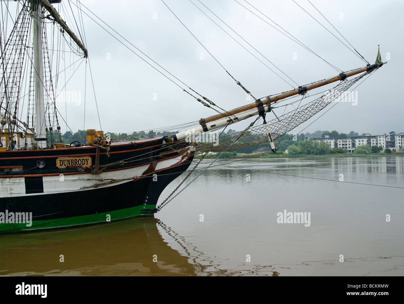 Hungersnot Schiff Dunbrody bei New Ross, Wexford, Irland Stockfoto