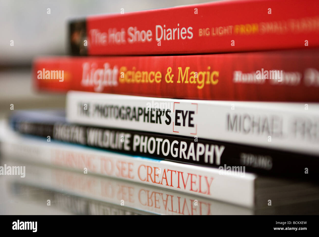 Fotografie-Bücher Stockfoto