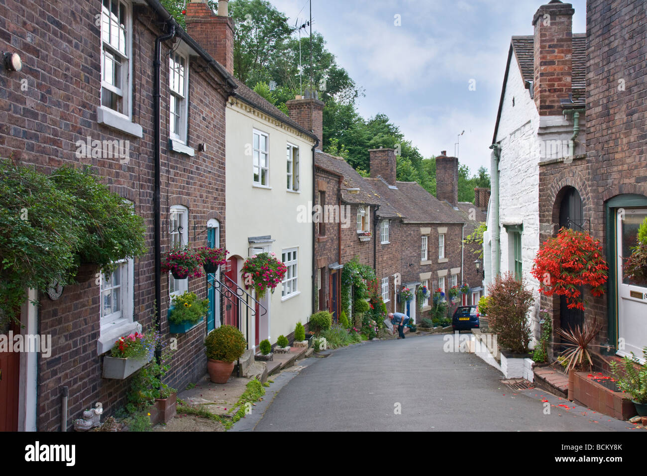 Bahnhof Straße, Bridgnorth, Shropshire Stockfoto