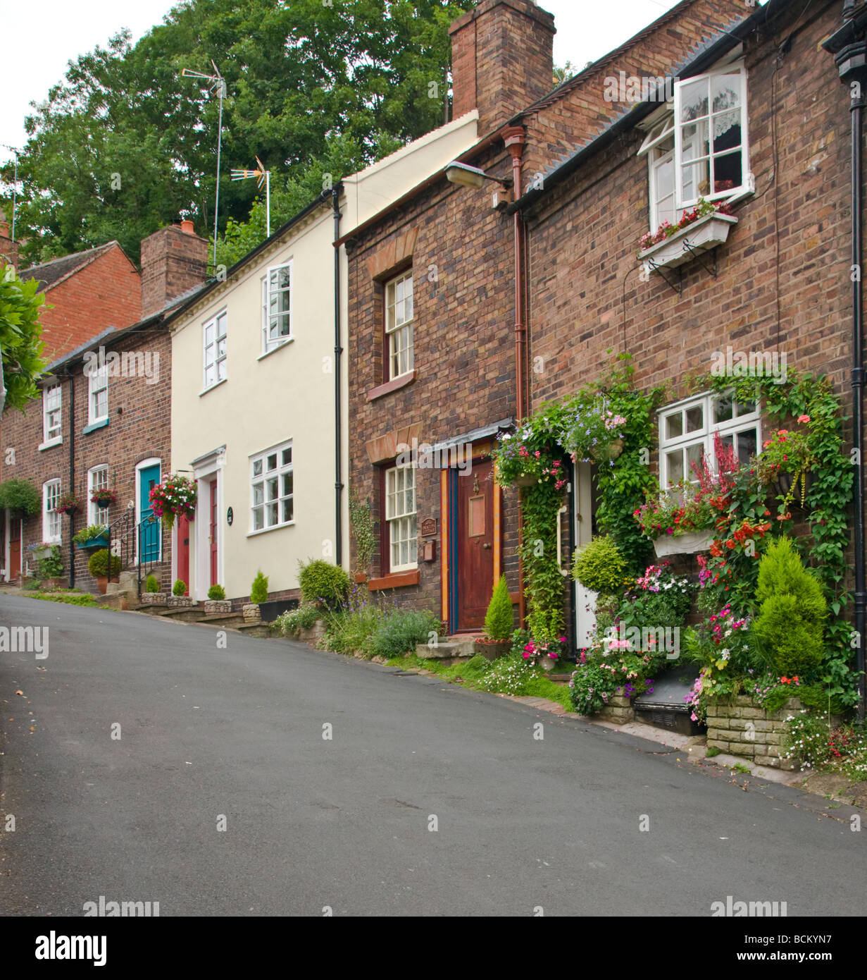 Bahnhof Straße, Bridgnorth, Shropshire Stockfoto
