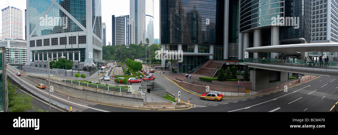 China Hong Kong Insel zentralen Stadtteil Bank- und Finanzbereich Stockfoto