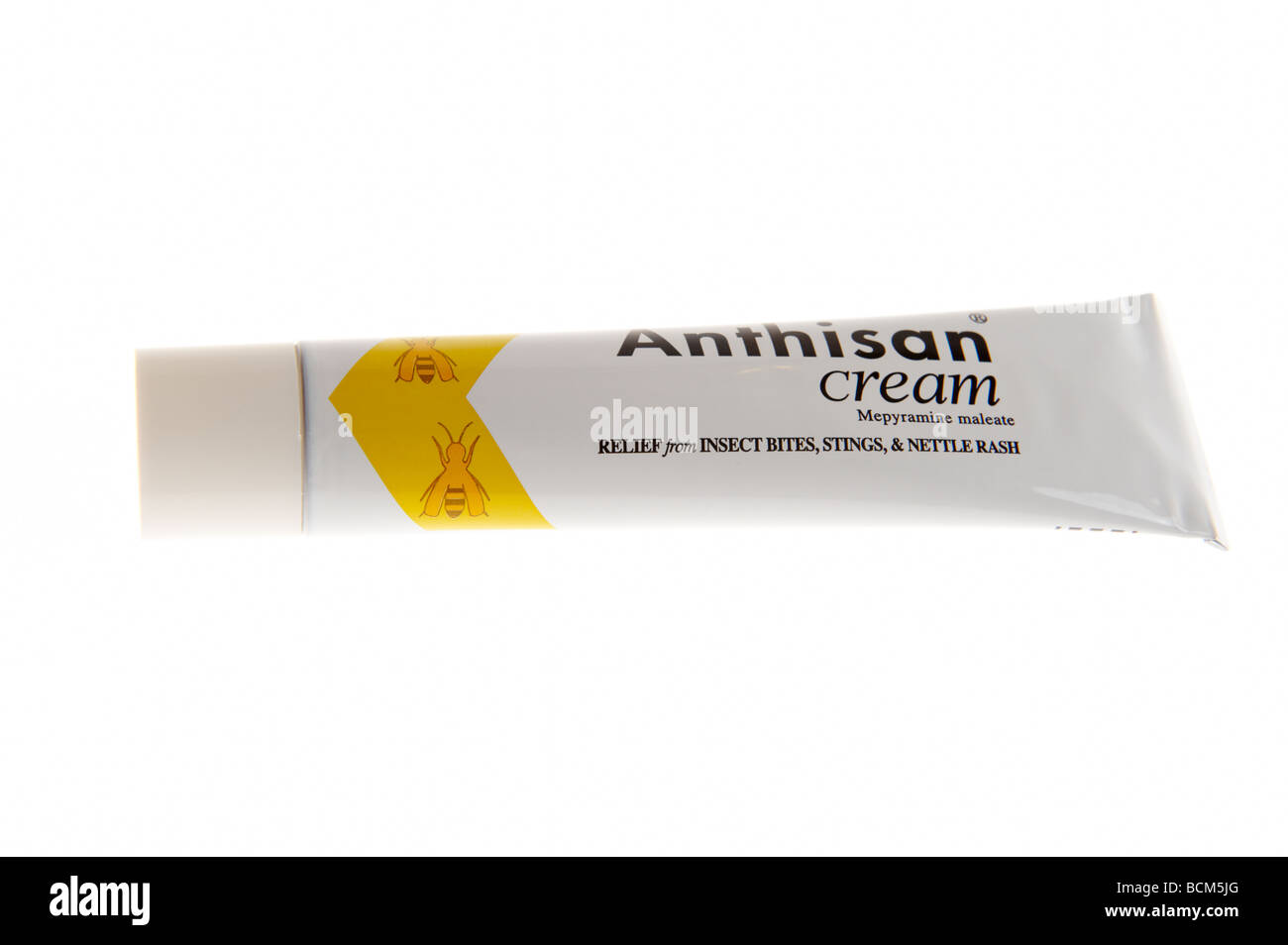 Anti-Histamin für Allergie und Insekt beißt Creme Stockfoto