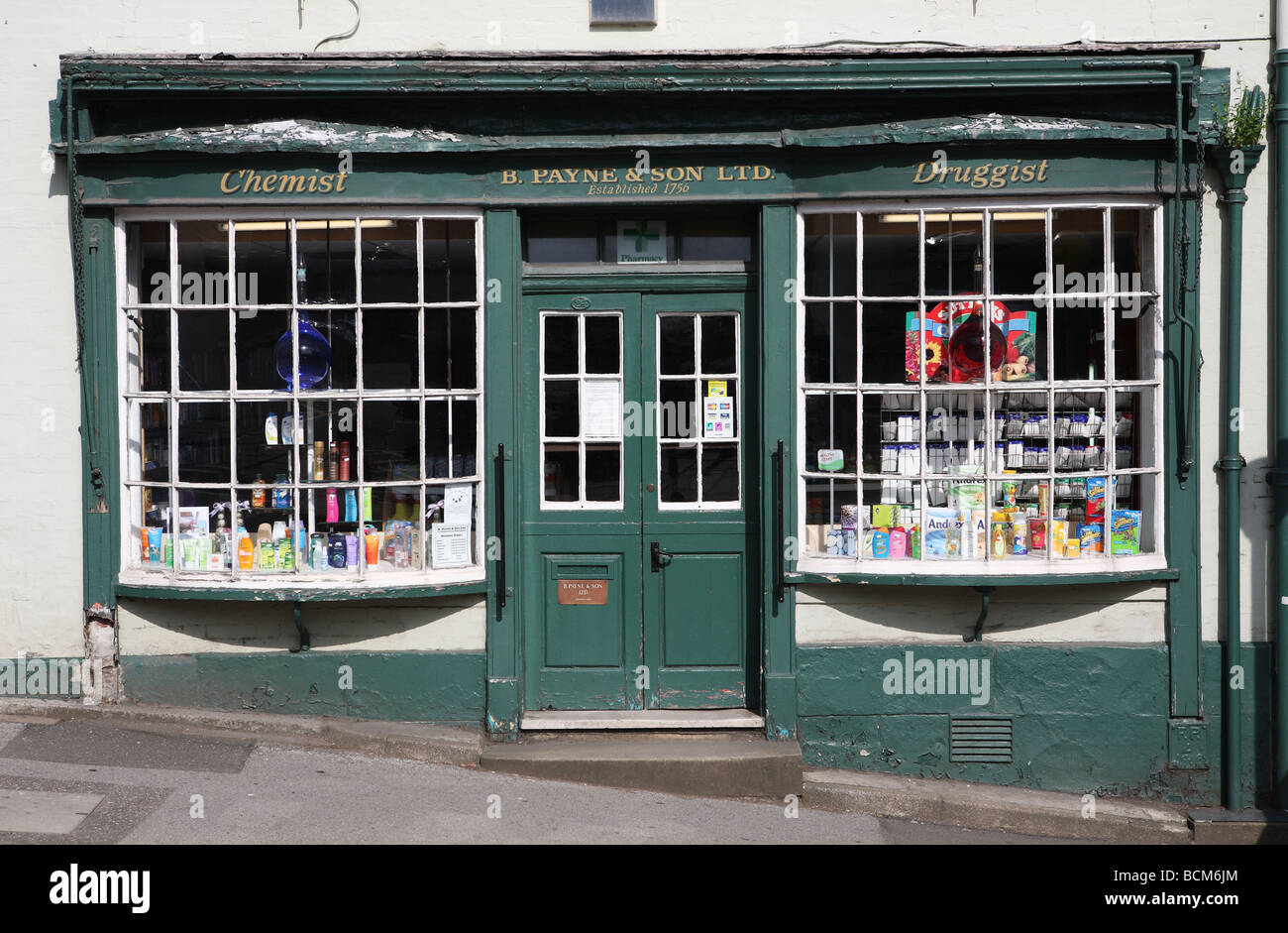 Alte Apotheke, Wirksworth, Derbyshire, England, Großbritannien Stockfoto