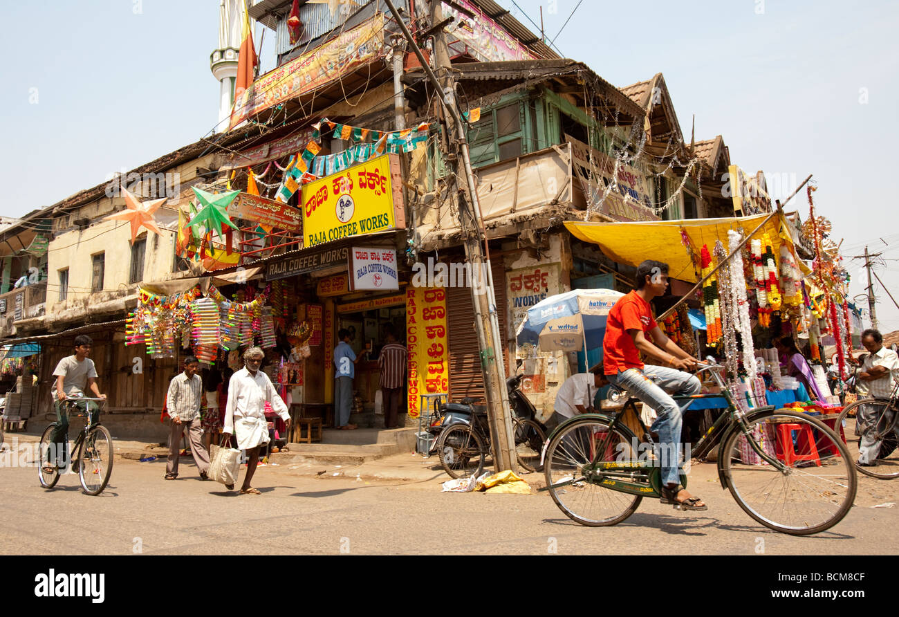Devarja Markt Mysore Bundesstaat Karnataka Indien Stockfoto