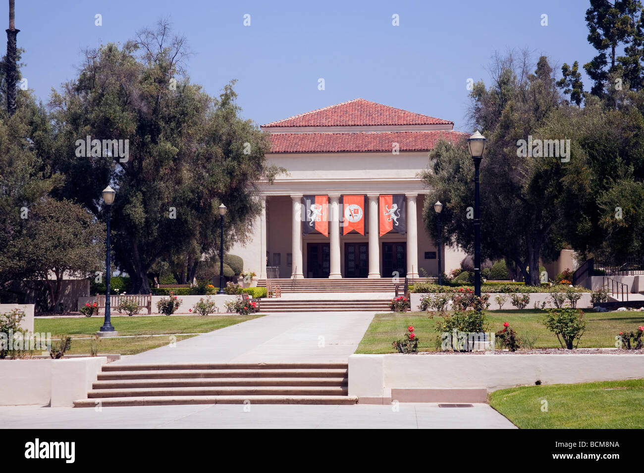 Occidental College, wo Barack Obama von Herbst 1979 bis Frühjahr 1981 vor der Übertragung an die Columbia University besuchte Stockfoto