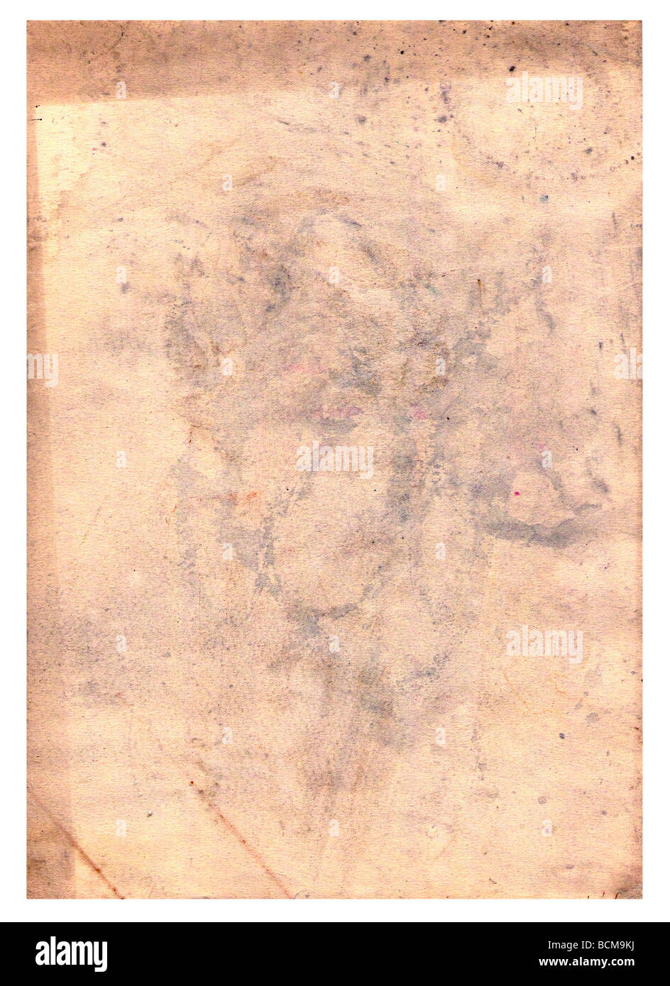 Grunge-Altpapier mit blobs Stockfoto