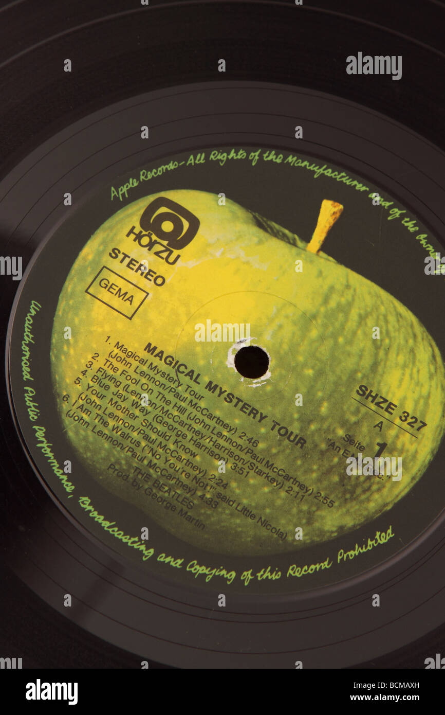 Das Beatles-Album LP Magical Mystery Tour von Apple Records im Jahre 1967 veröffentlicht Stockfoto