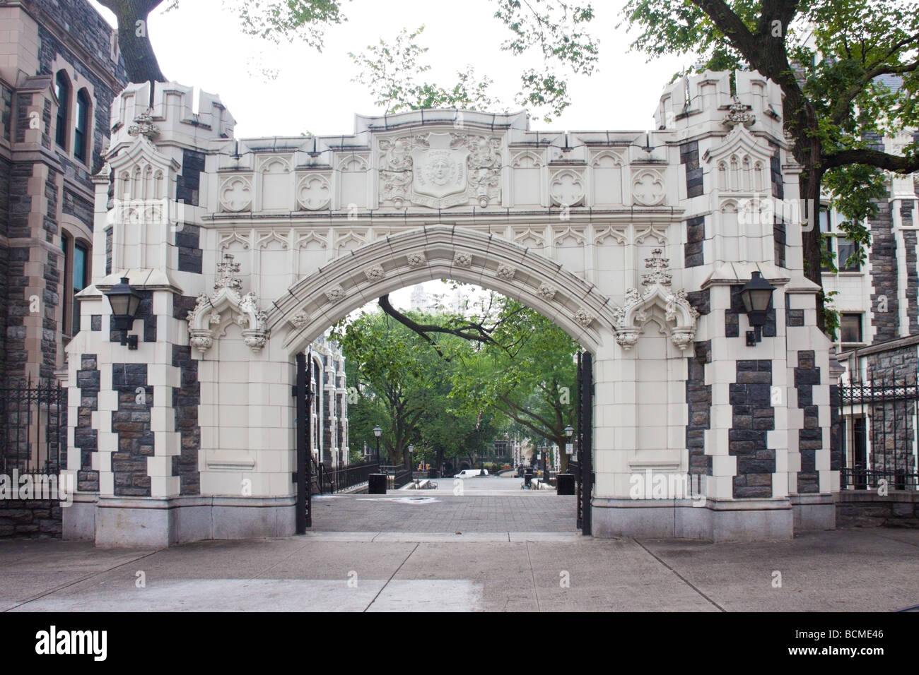 Campus-Szene, City College of New York, NY, USA Stockfoto