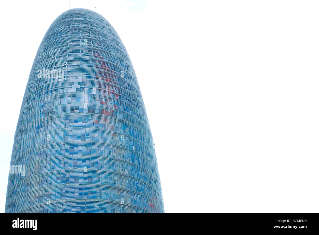 Agbar-Turm vom Architekten Jean Nouvel Hotel Glories Barcelona Katalonien Spanien Europa Stockfoto