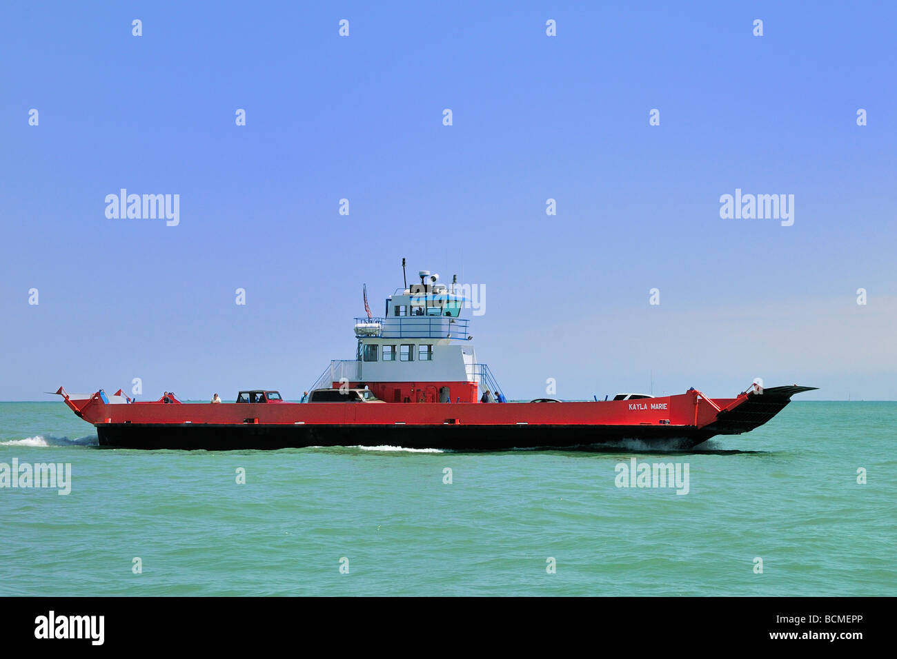 Fähre der Kelleys Island Ferry Boat Company Stockfoto