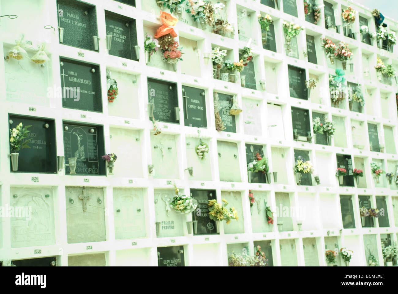 Friedhof von Sitges, Barcelona - Spanien Stockfoto