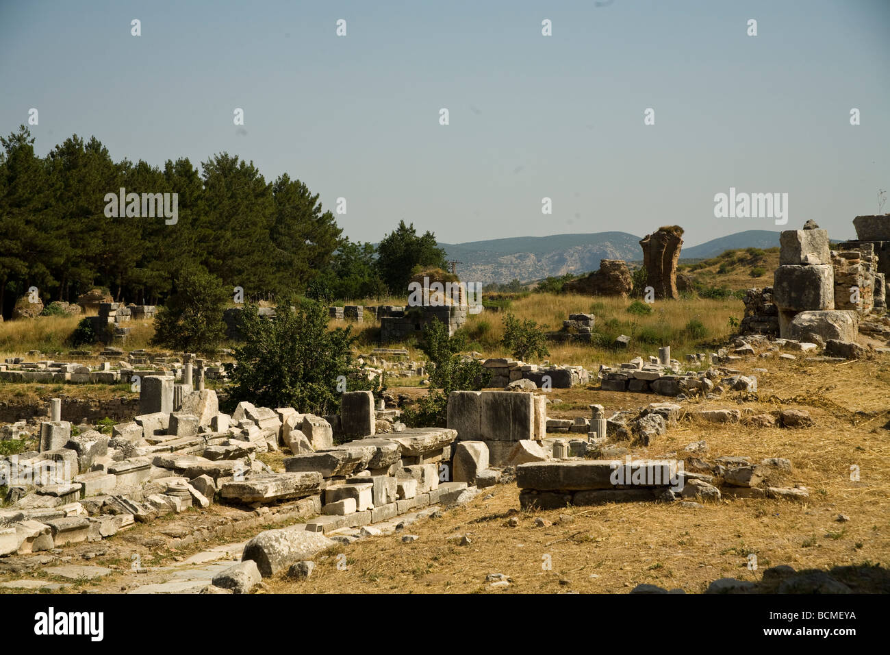 Antiken Ephesus Stockfoto