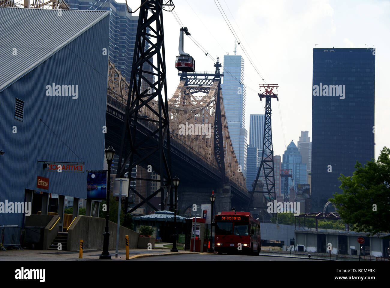 Roosevelt Island Tramway, New York NY Stockfoto