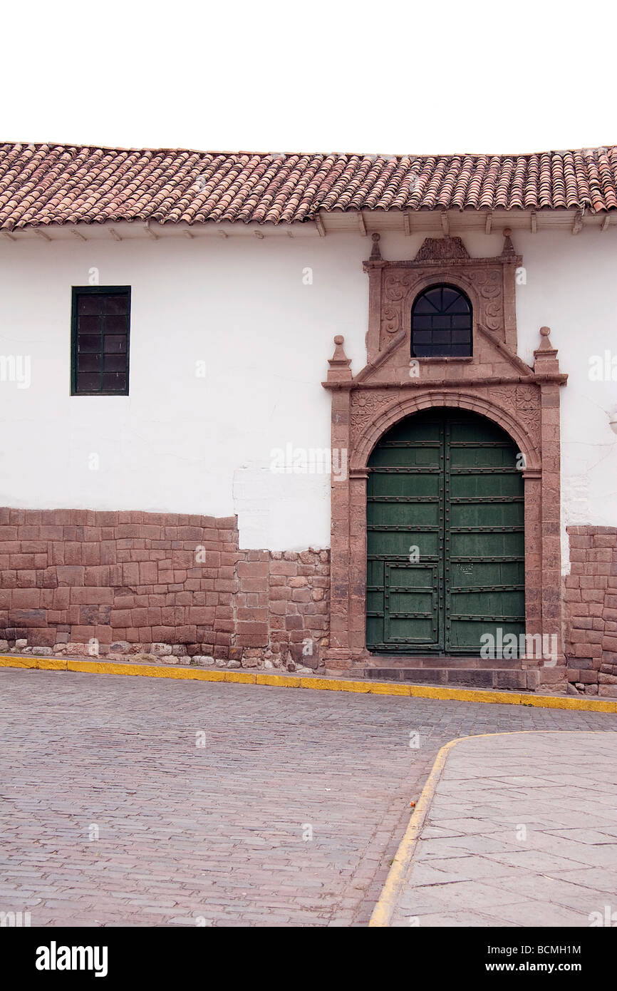 Türöffnung Peru Cuzco Sacred Valley Stockfoto
