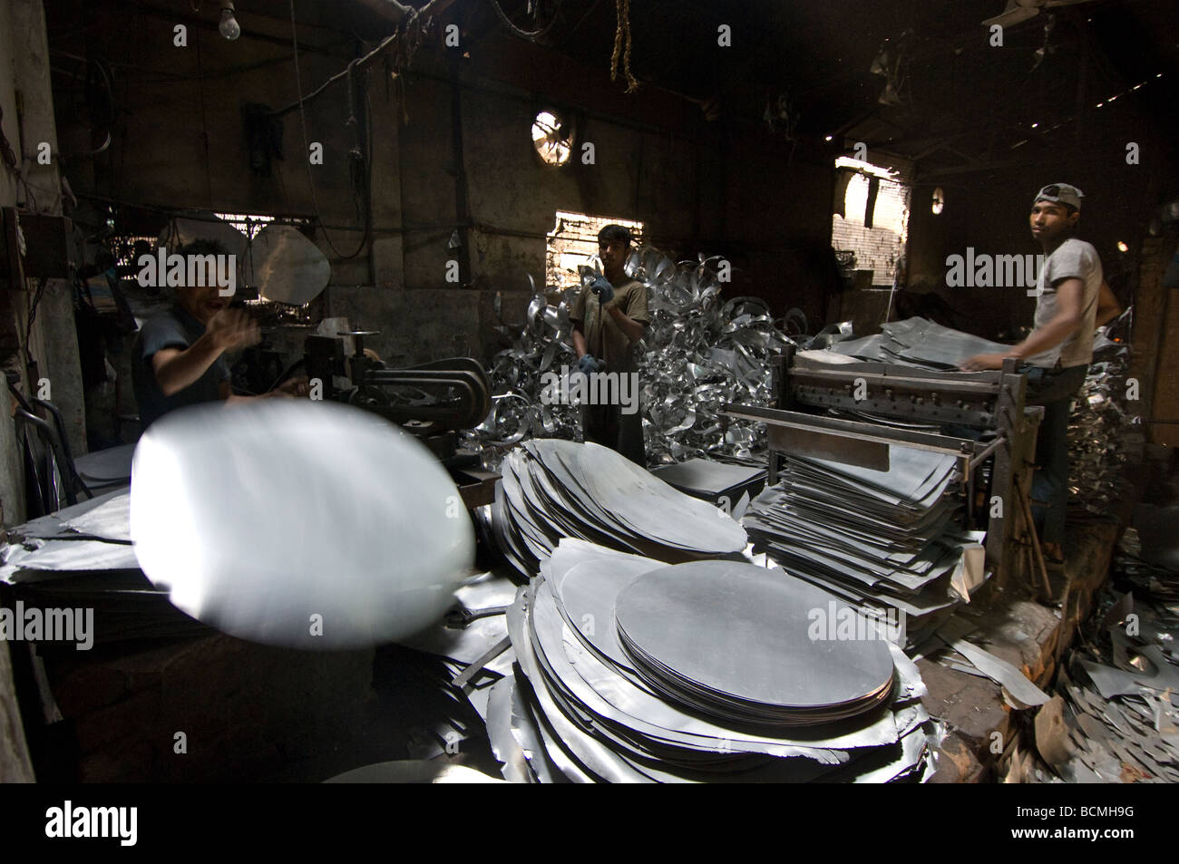 Metallarbeiten-Fabrik in Dhaka Bangladesch Stockfoto