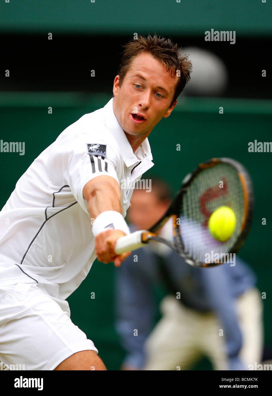 Wimbledon Championships 2009, Philipp Kohlschreiber GER in Aktion Stockfoto