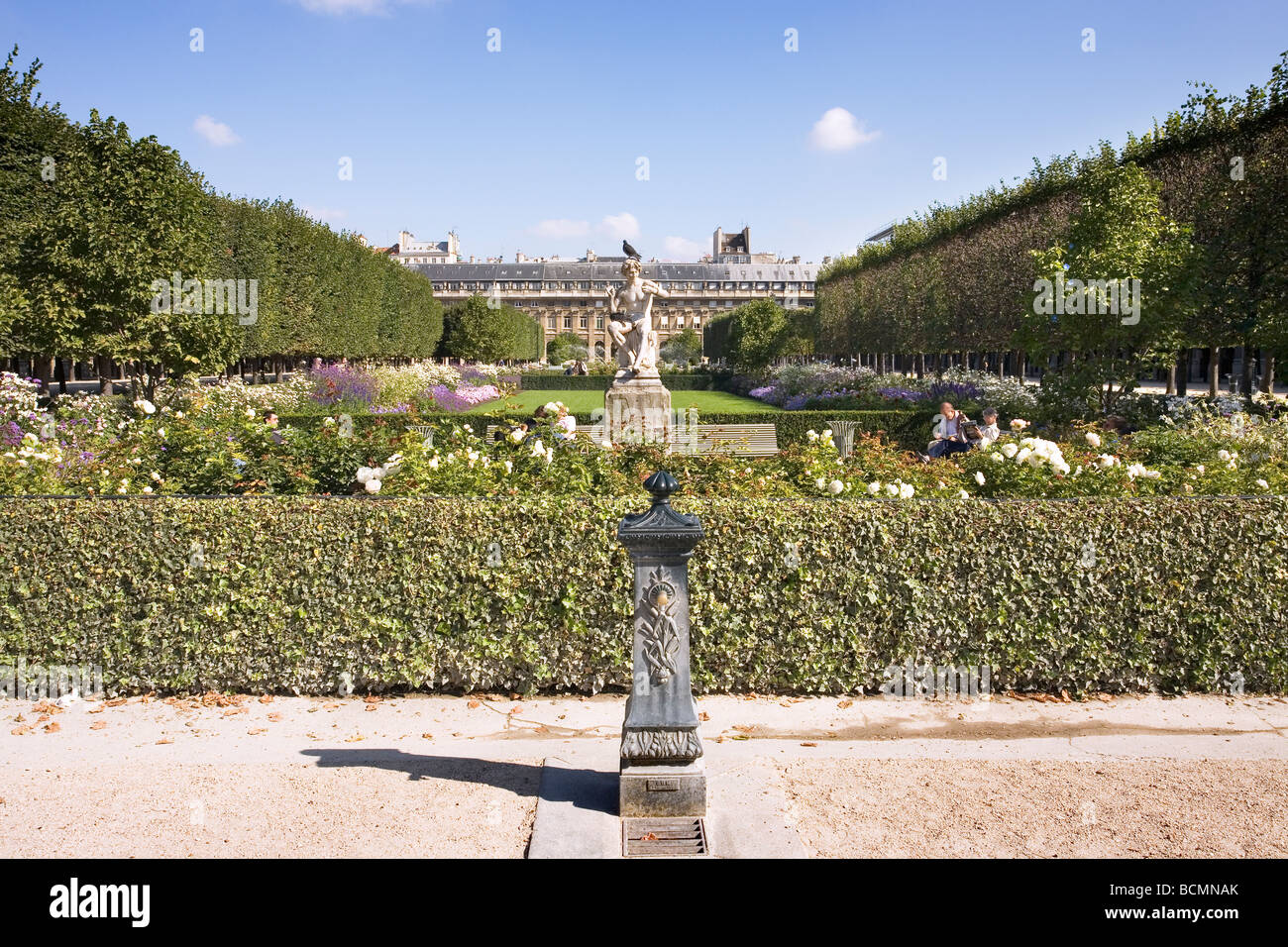 Jardin du Palais Royal, Paris, Frankreich Stockfoto