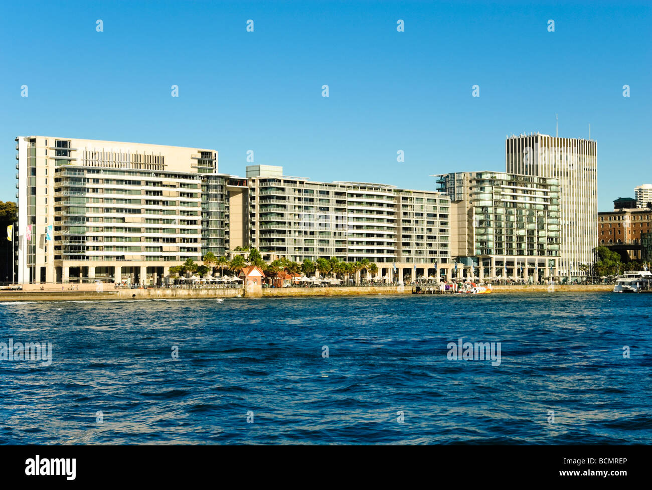 Die umstrittene Luxuswohnungen am Circular Quay, Sydney, bekannt als "The Toaster" Stockfoto