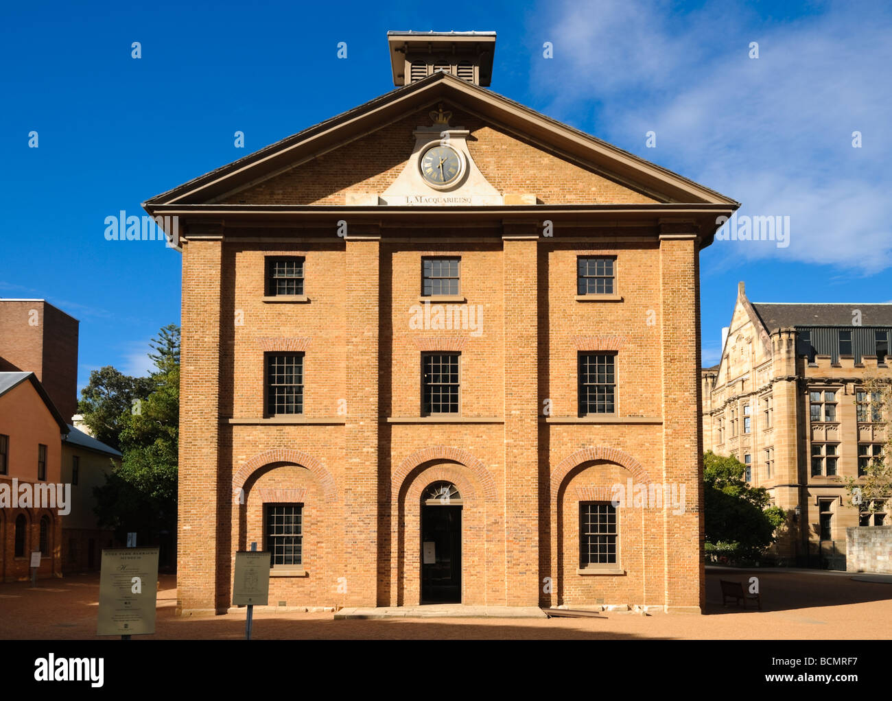 Hyde Park Barracks Museum, Sydney, Australien. Stockfoto