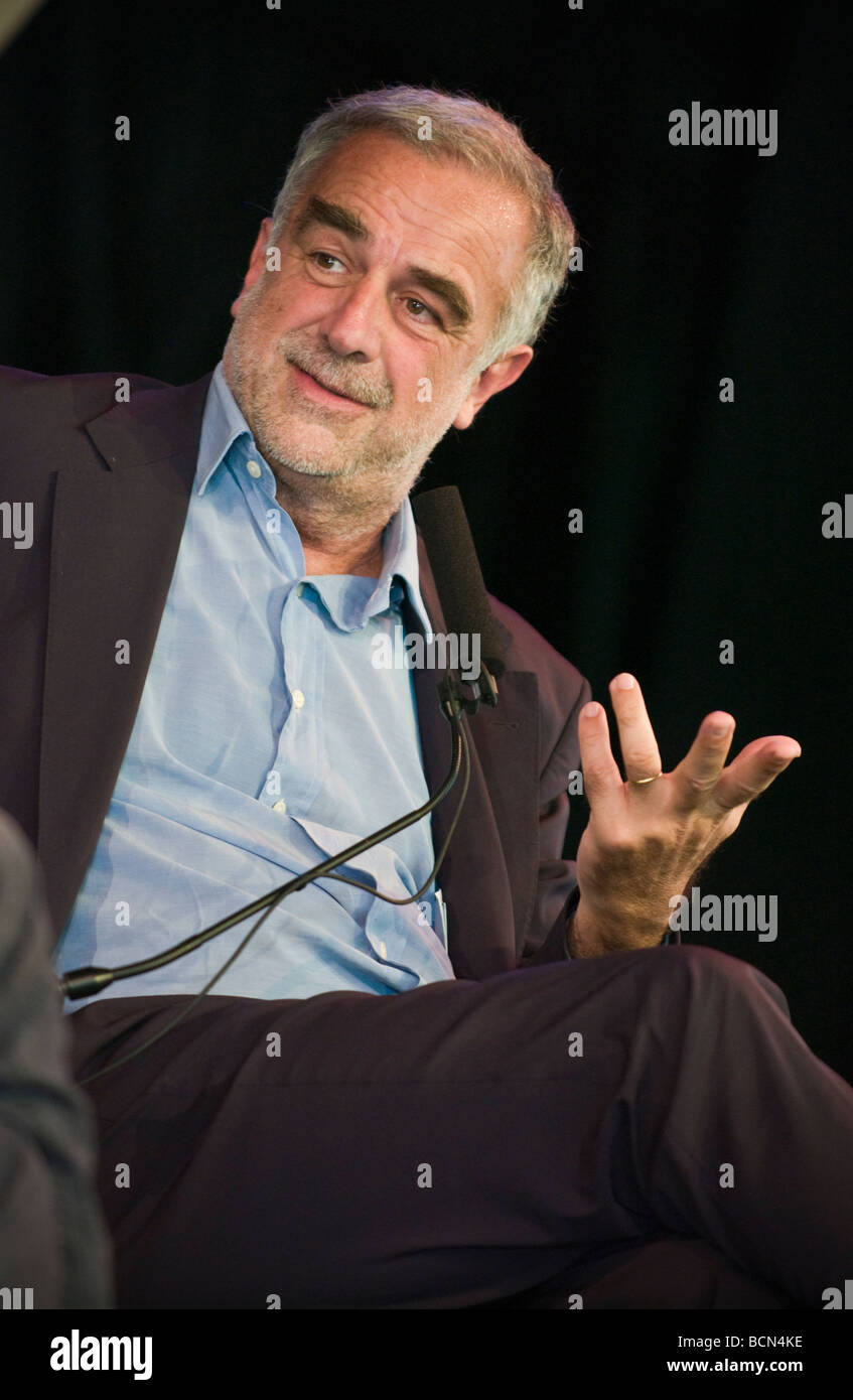 Luis Moreno Ocampo argentinischer Jurist und ehemaliger Ankläger des internationalen Strafgerichtshofs abgebildet Hay Festival 2009 Stockfoto