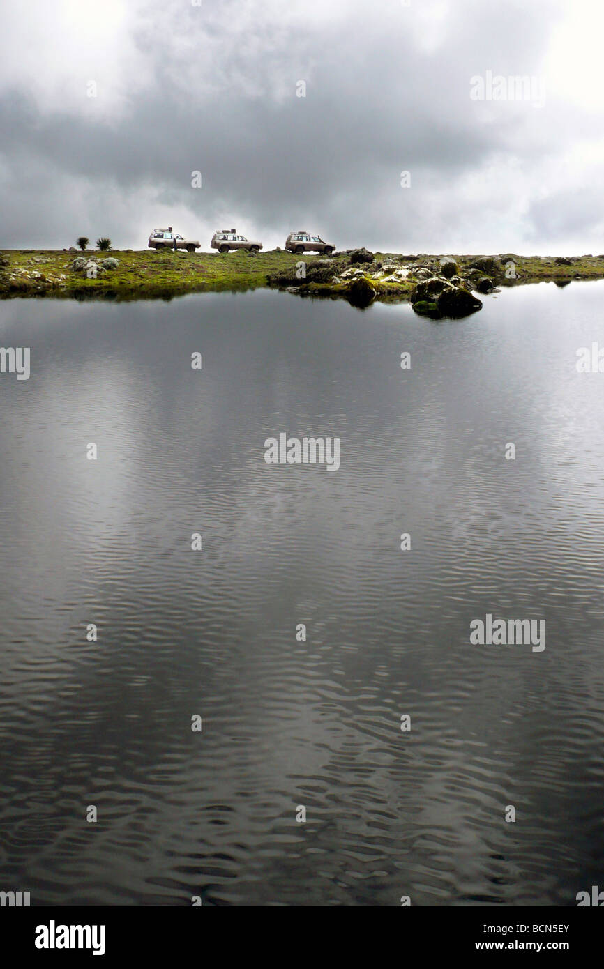 Ballen-Plateau-Äthiopien Stockfoto