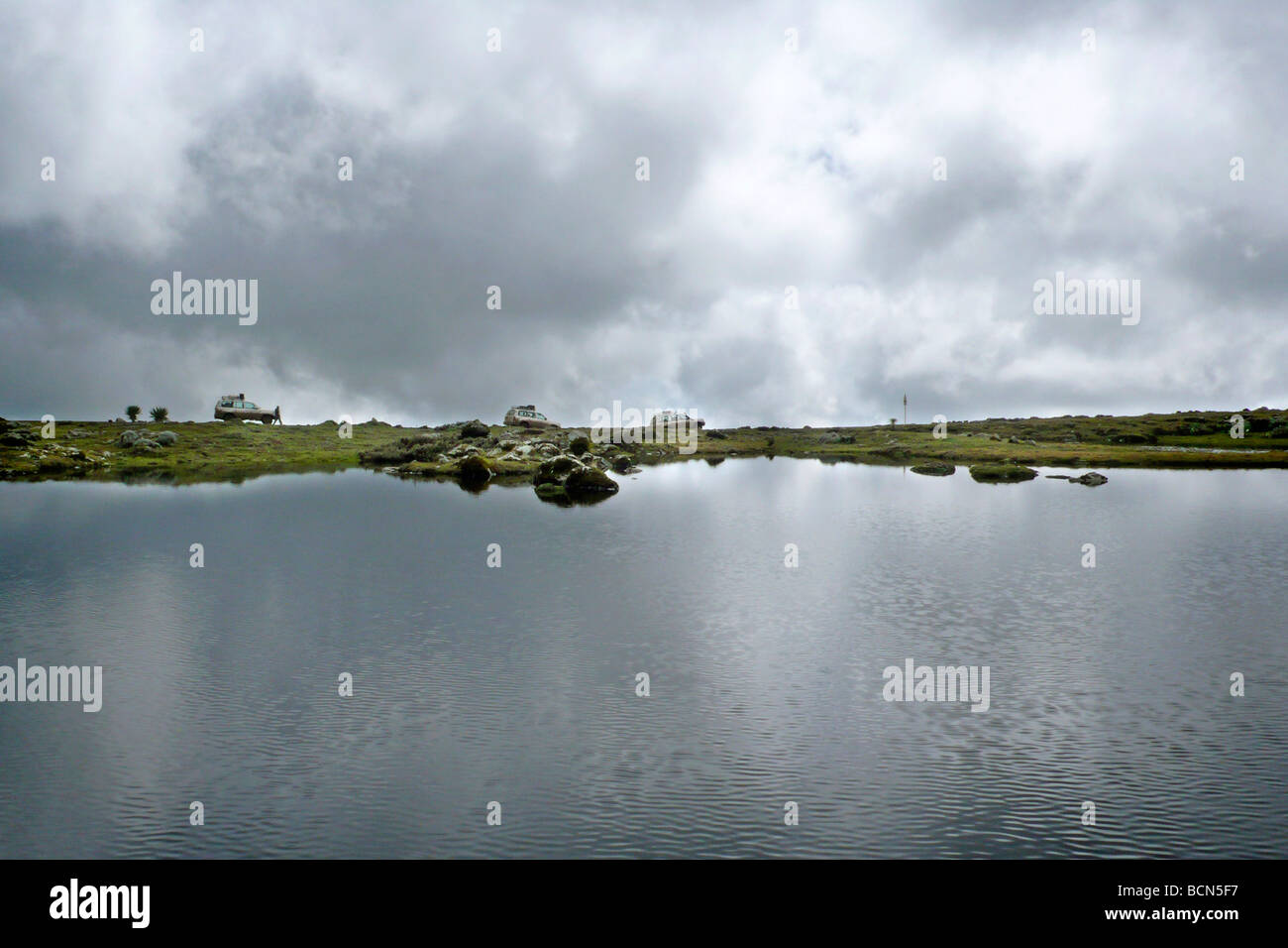 Ballen-Plateau-Äthiopien Stockfoto