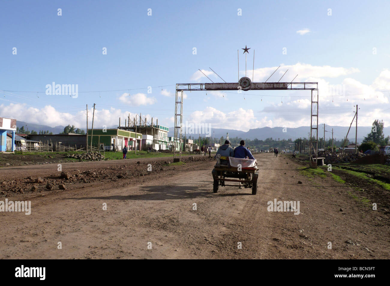 Ballen-Plateau-Äthiopien Stockfoto